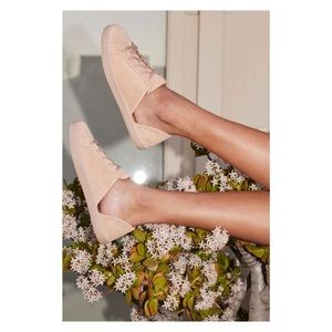 Freda Salvador Eda Sneakers in Blush Suede